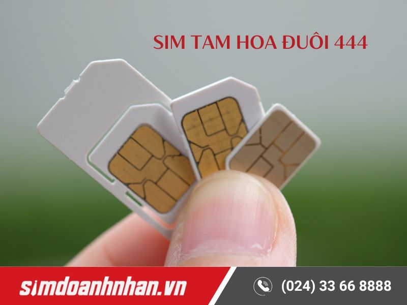 Số 444 trong lĩnh vực SIM số đẹp mang ý nghĩa thành công