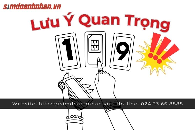 Lưu ý khi chọn sim bát tự 