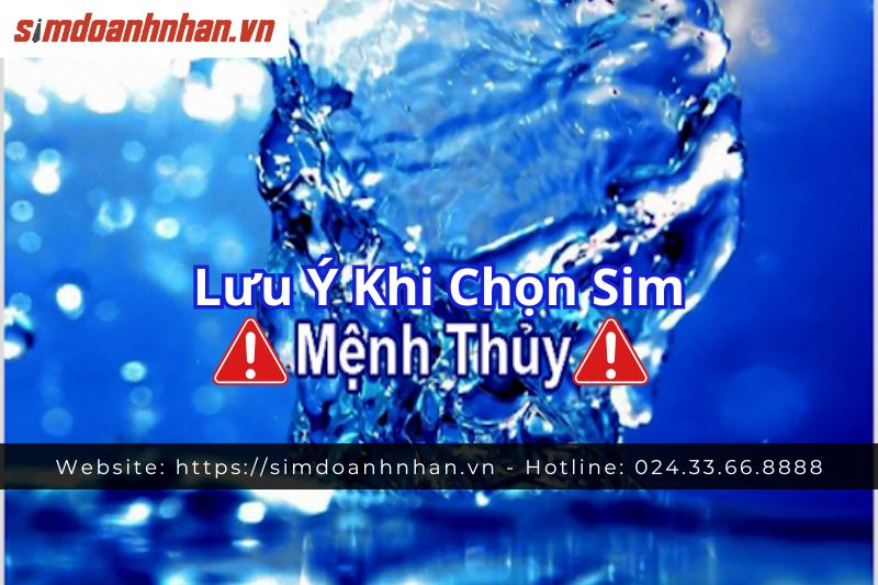 Lưu Ý Khi Chọn Sim Thần Tài Cho Người Mệnh Thủy