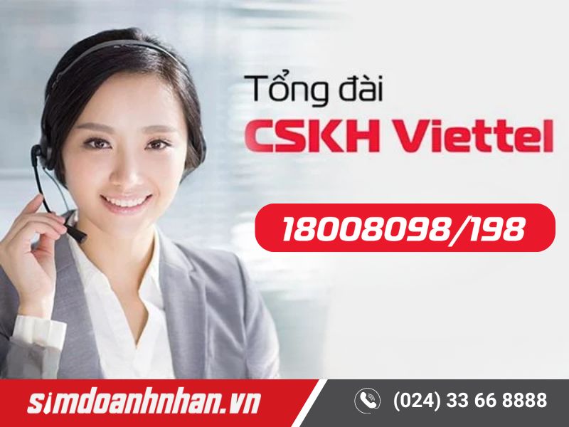 Kiểm tra loại thuê bao trả trước hay trả sau Viettel bằng cách gọi 18008098/198