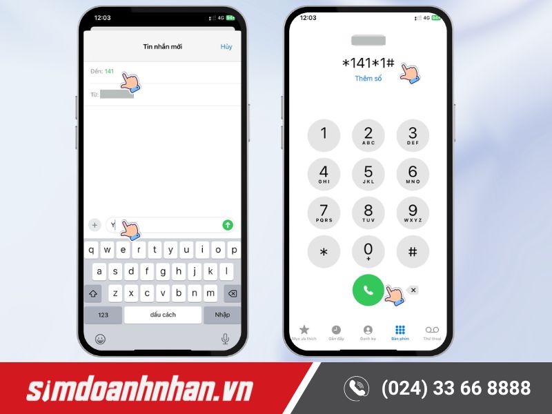 Cách ứng tiền mạng Vietnamobile Thánh SIM