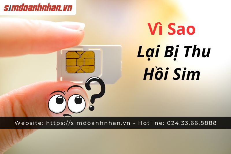 Vì Sao Sim Điện Thoại Bị Thu Hồi?