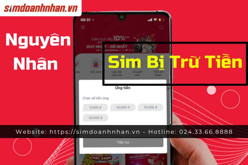 Vì Sao Sim Bị Trừ Tiền Vô Lý