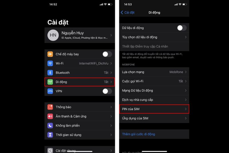 Cách Khóa Sim Trên iPhone(Bước 1)