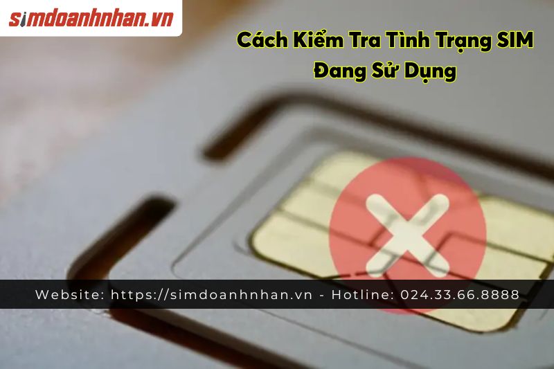 Cách Kiểm Tra Tình Trạng SIM Đang Sử Dụng
